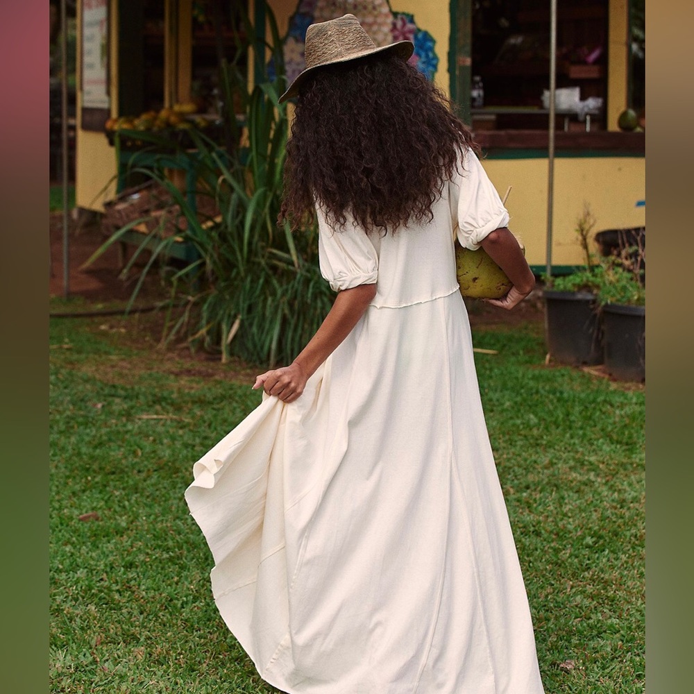 Free People Cream Maxi Dress - Picture 2 of 11